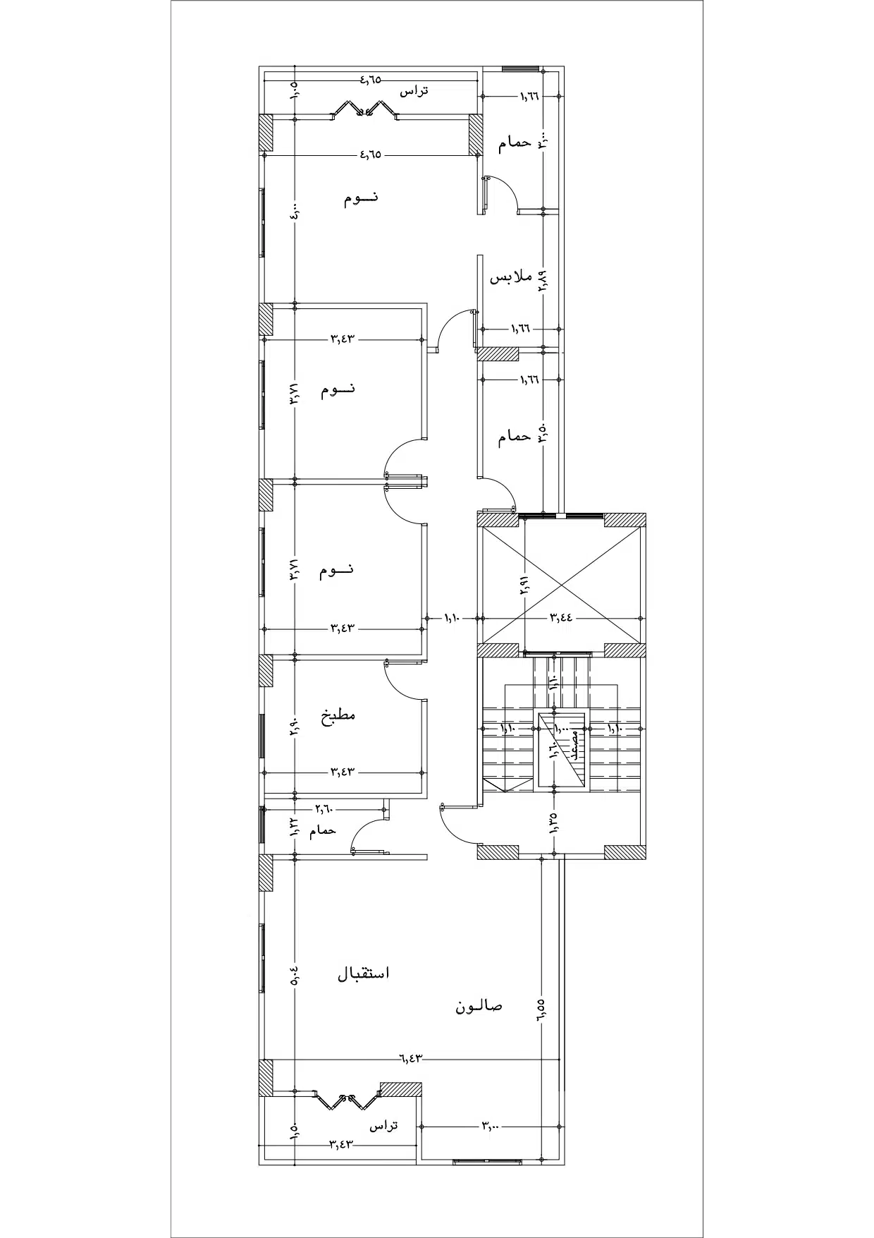 وحدة 190 م² في مشروع F100