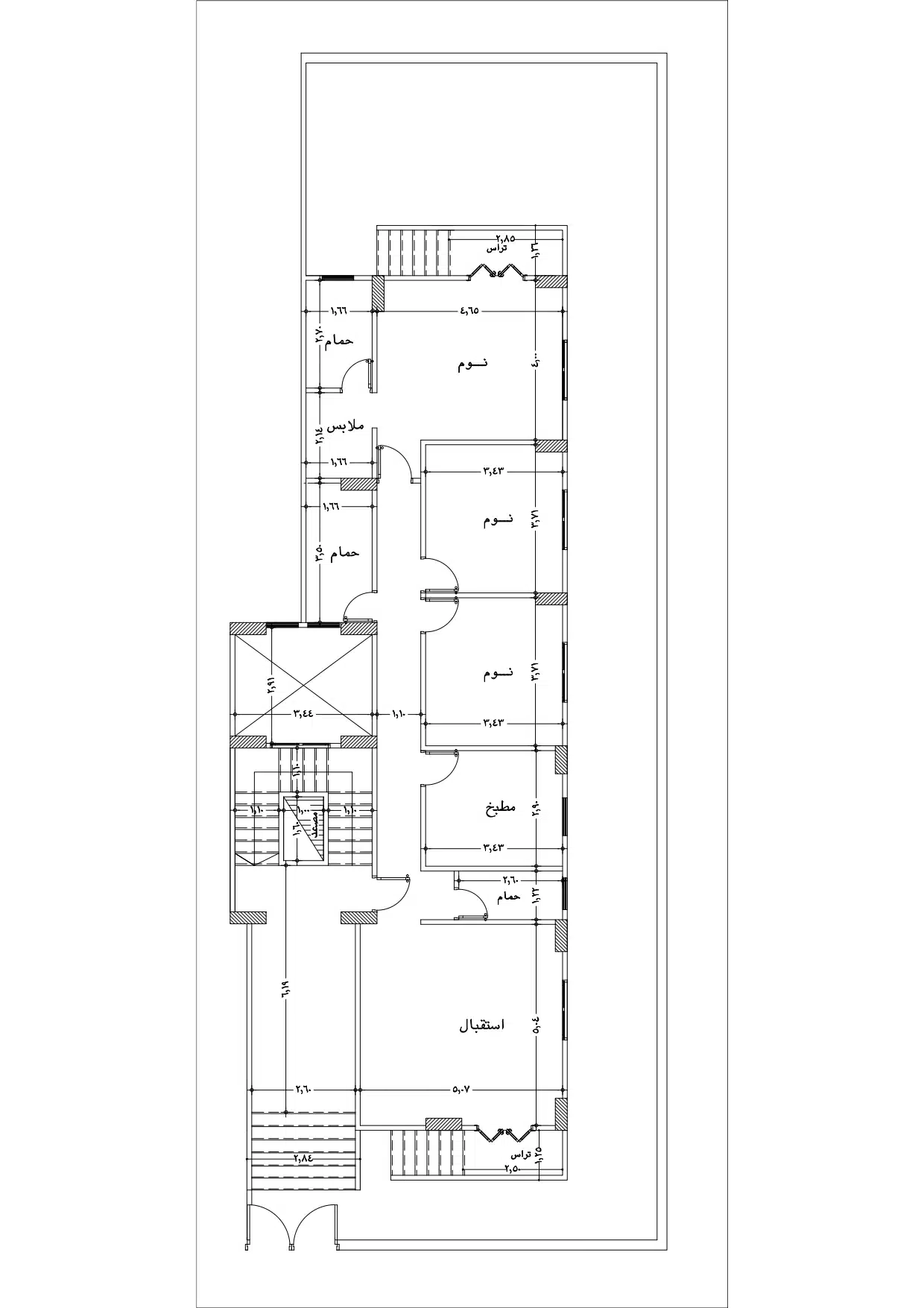 روف 150 م² في مشروع F100