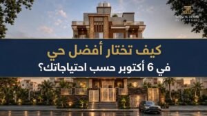 افضل احياء مدينة 6 اكتوبر